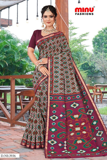 MINU SAREE SILK KANISHKA IKKAT 39408