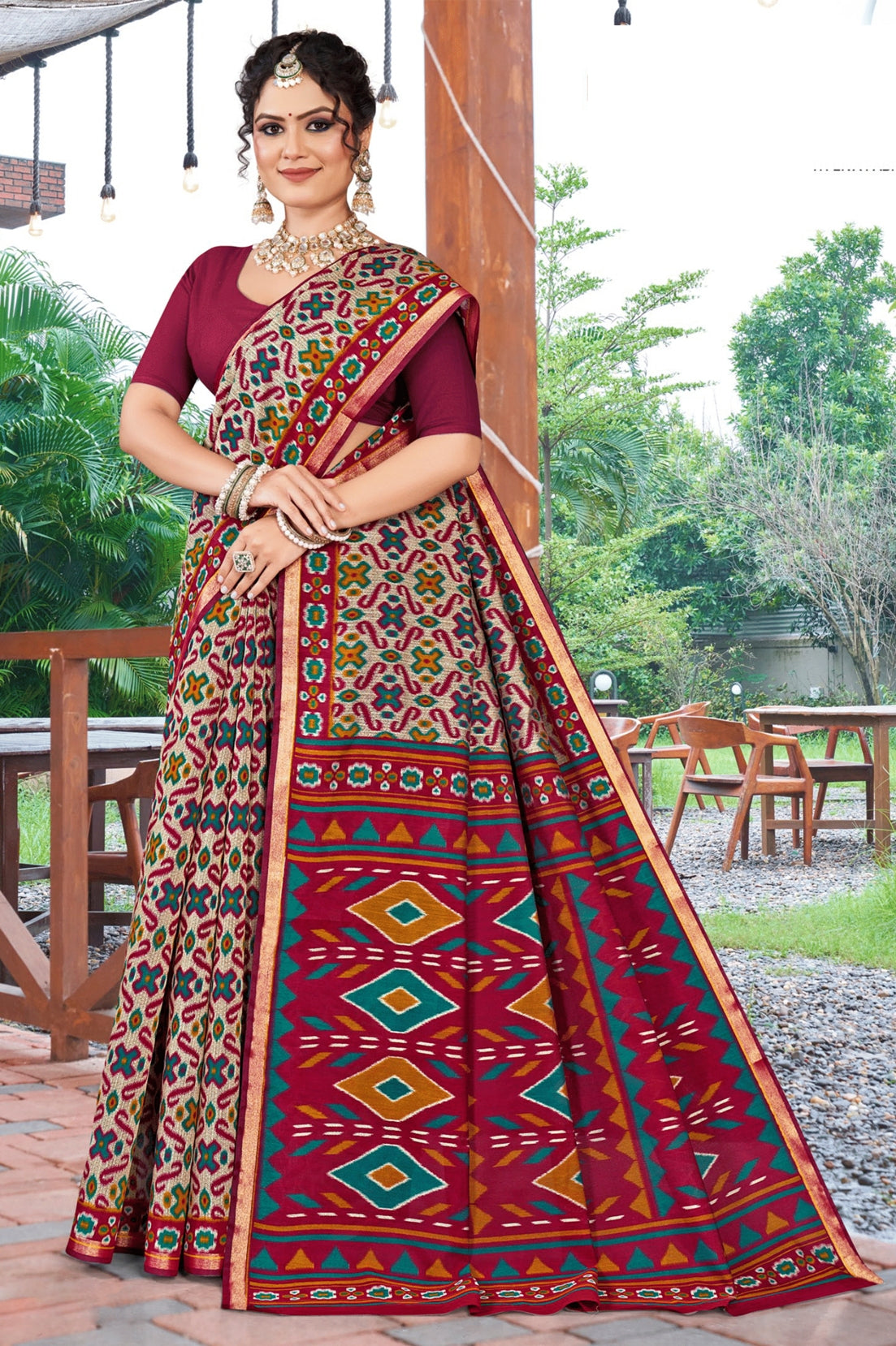 MINU SAREE SILK KANISHKA IKKAT 39375