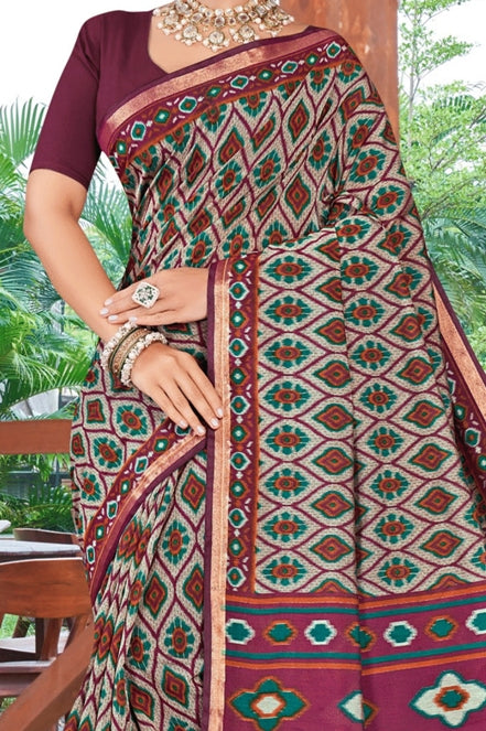 MINU SAREE SILK KANISHKA IKKAT 39408