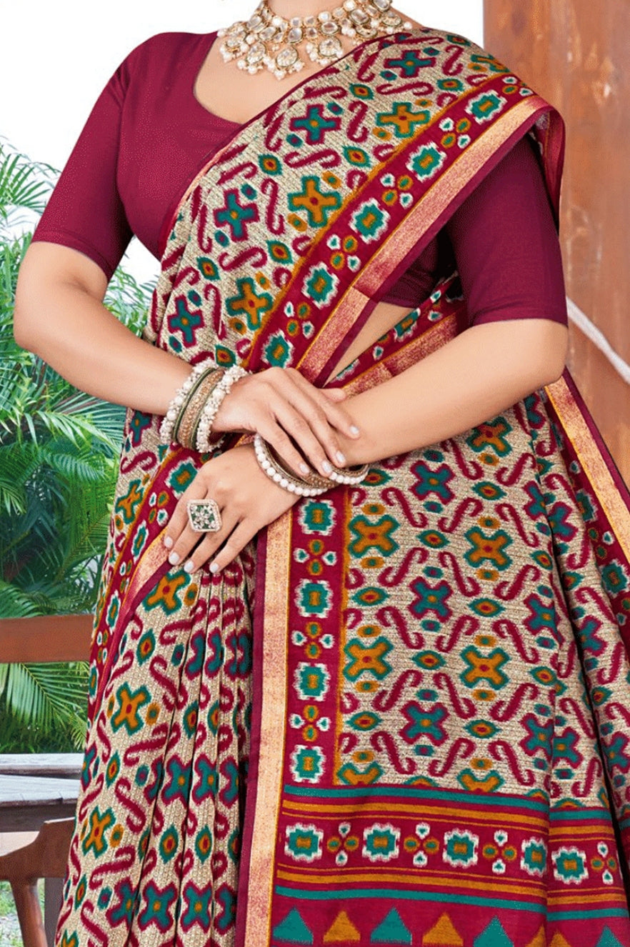 MINU SAREE SILK KANISHKA IKKAT 39375