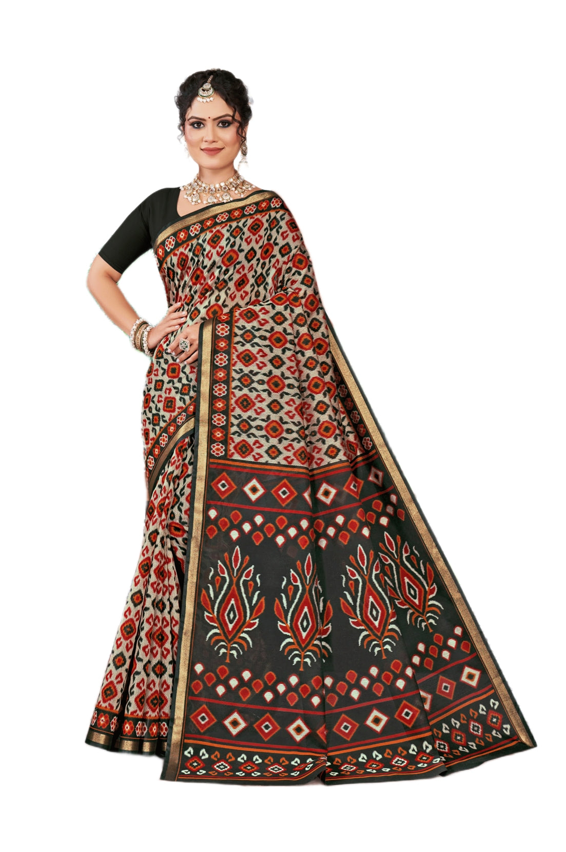 MINU SAREE SILK KANISHKA IKKAT 39364