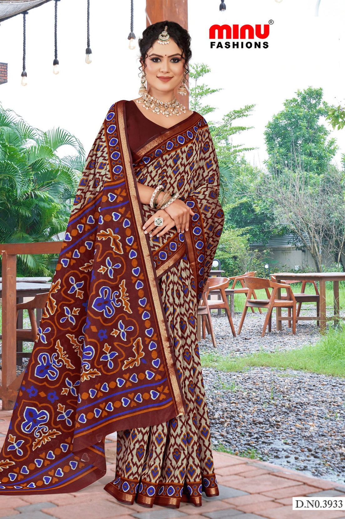 MINU SAREE SILK KANISHKA IKKAT 39331