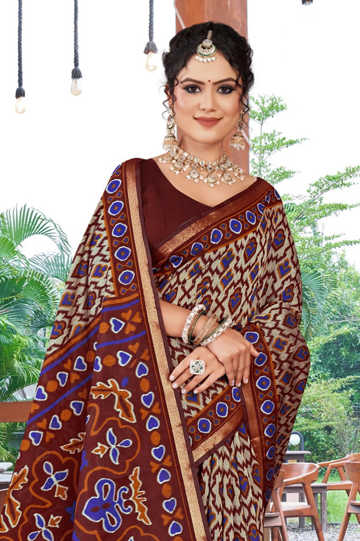 MINU SAREE SILK KANISHKA IKKAT 39331