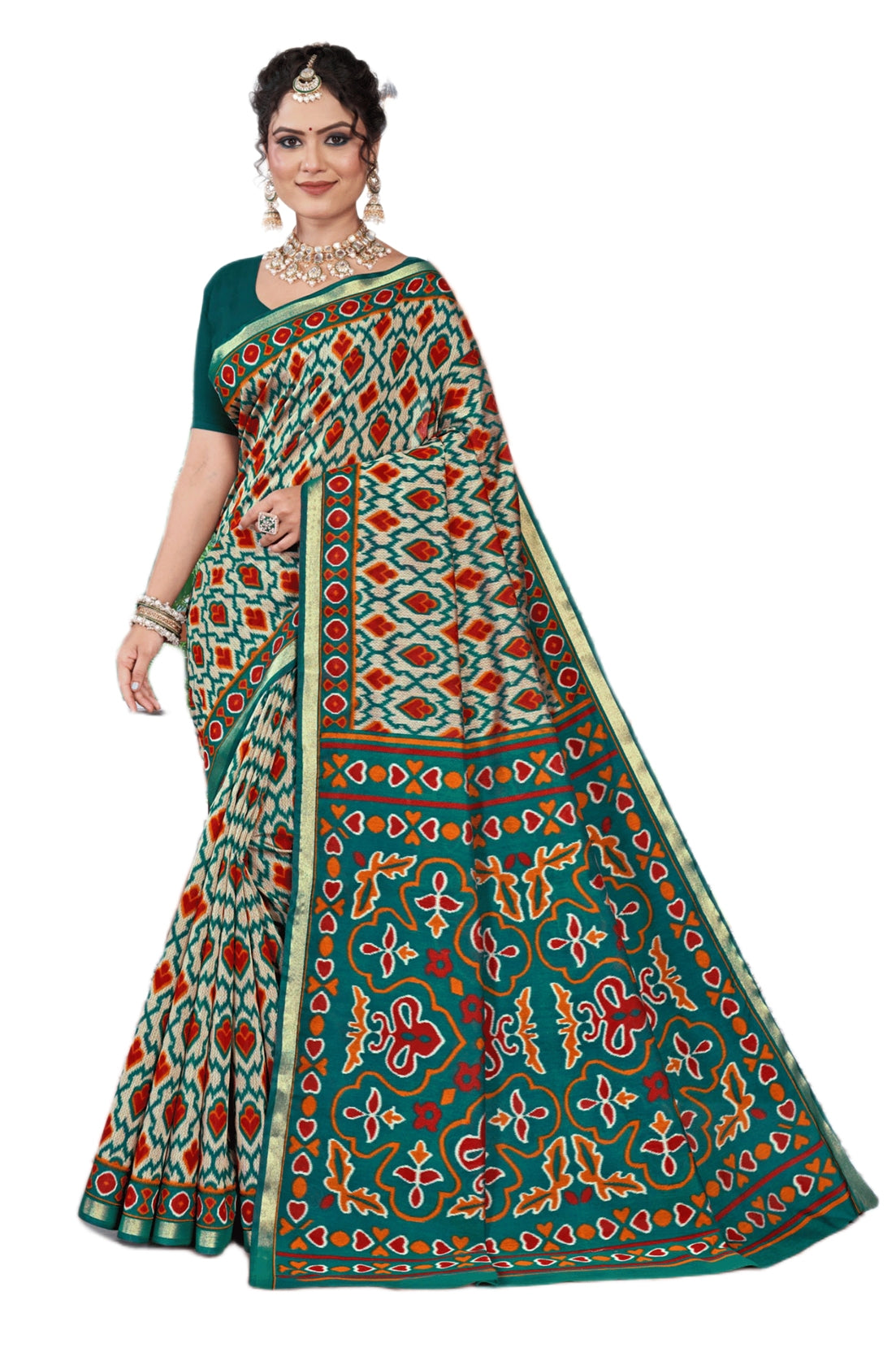 MINU SAREE SILK KANISHKA IKKAT 39342