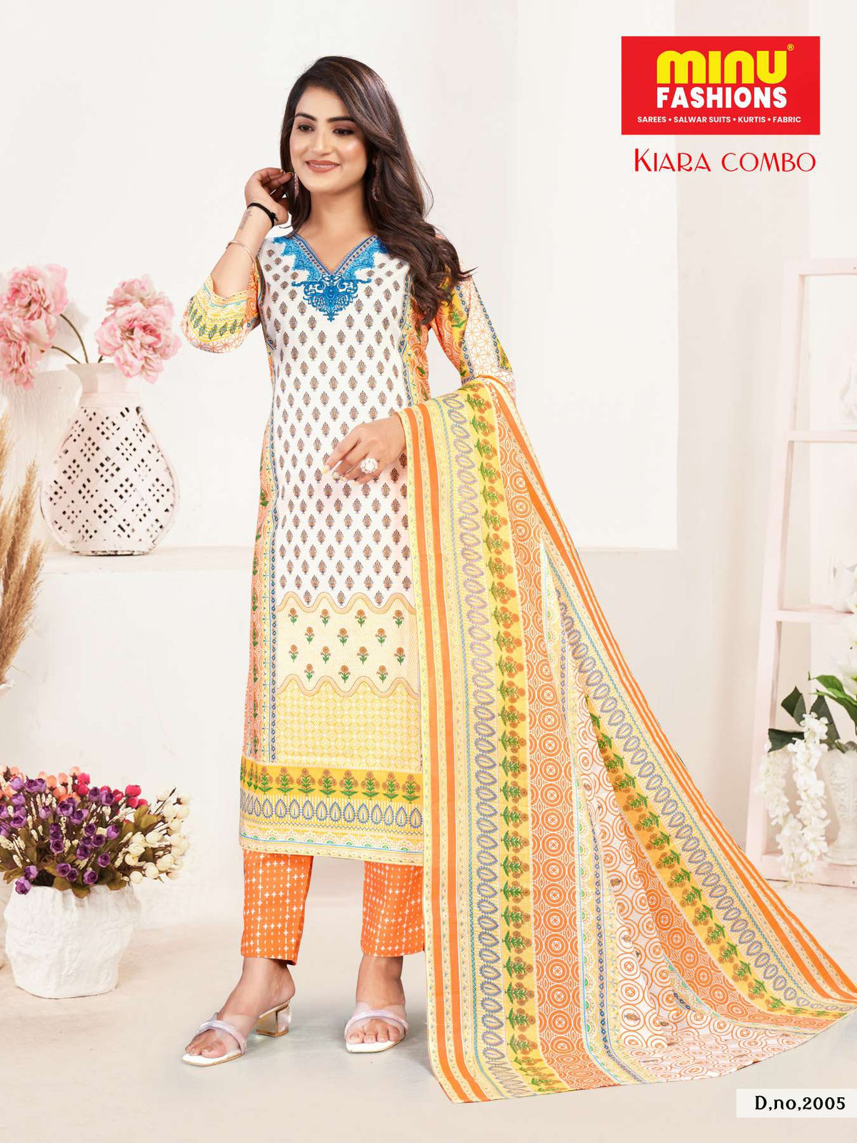 Kiara Cotton Printed Stitched Salwar Suit 2005