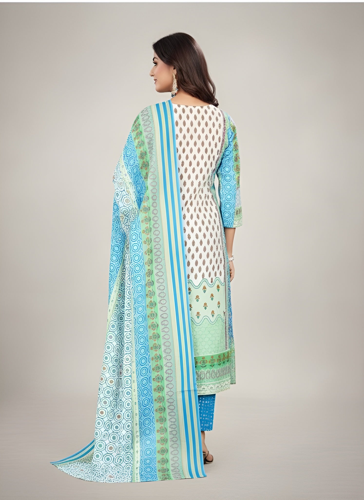 Kiara Cotton Printed Stitched Salwar Suit 2004