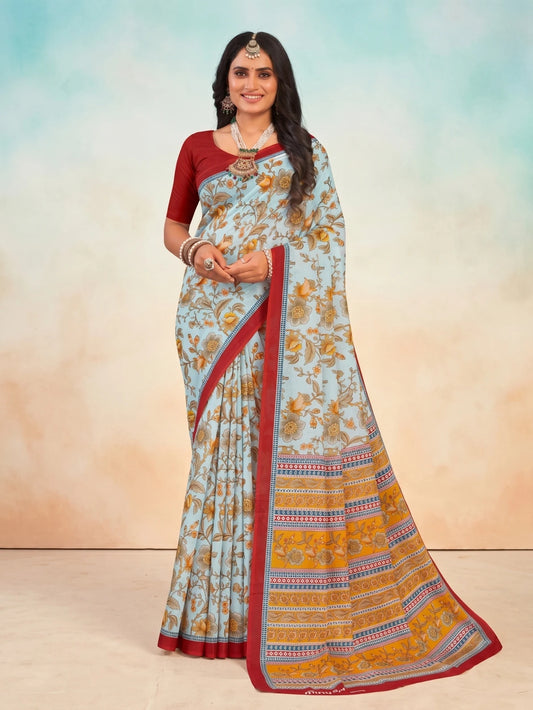 Minu Fashions Cotton Digital Printed Ambersariya