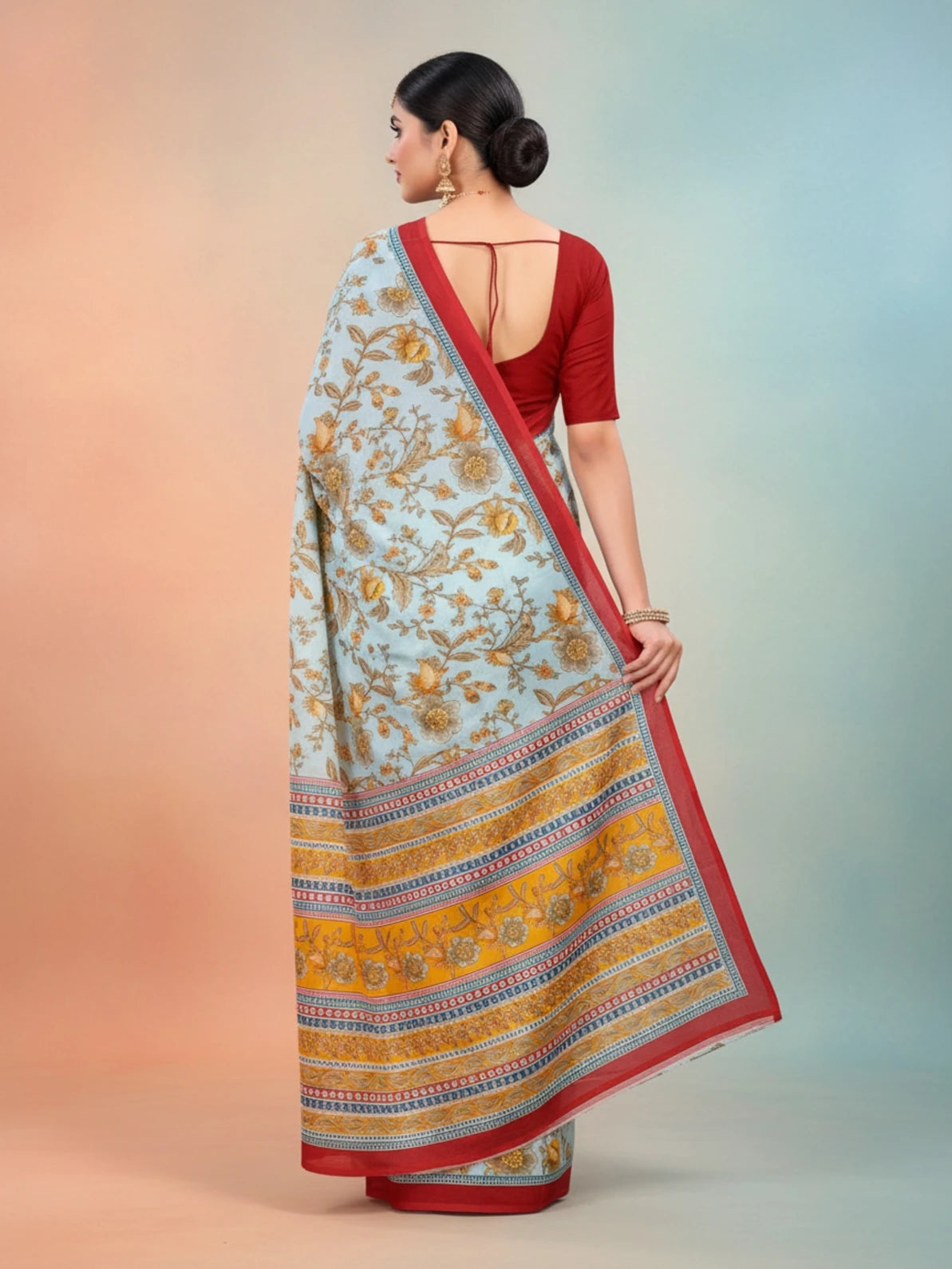 Minu Fashions Cotton Digital Printed Ambersariya