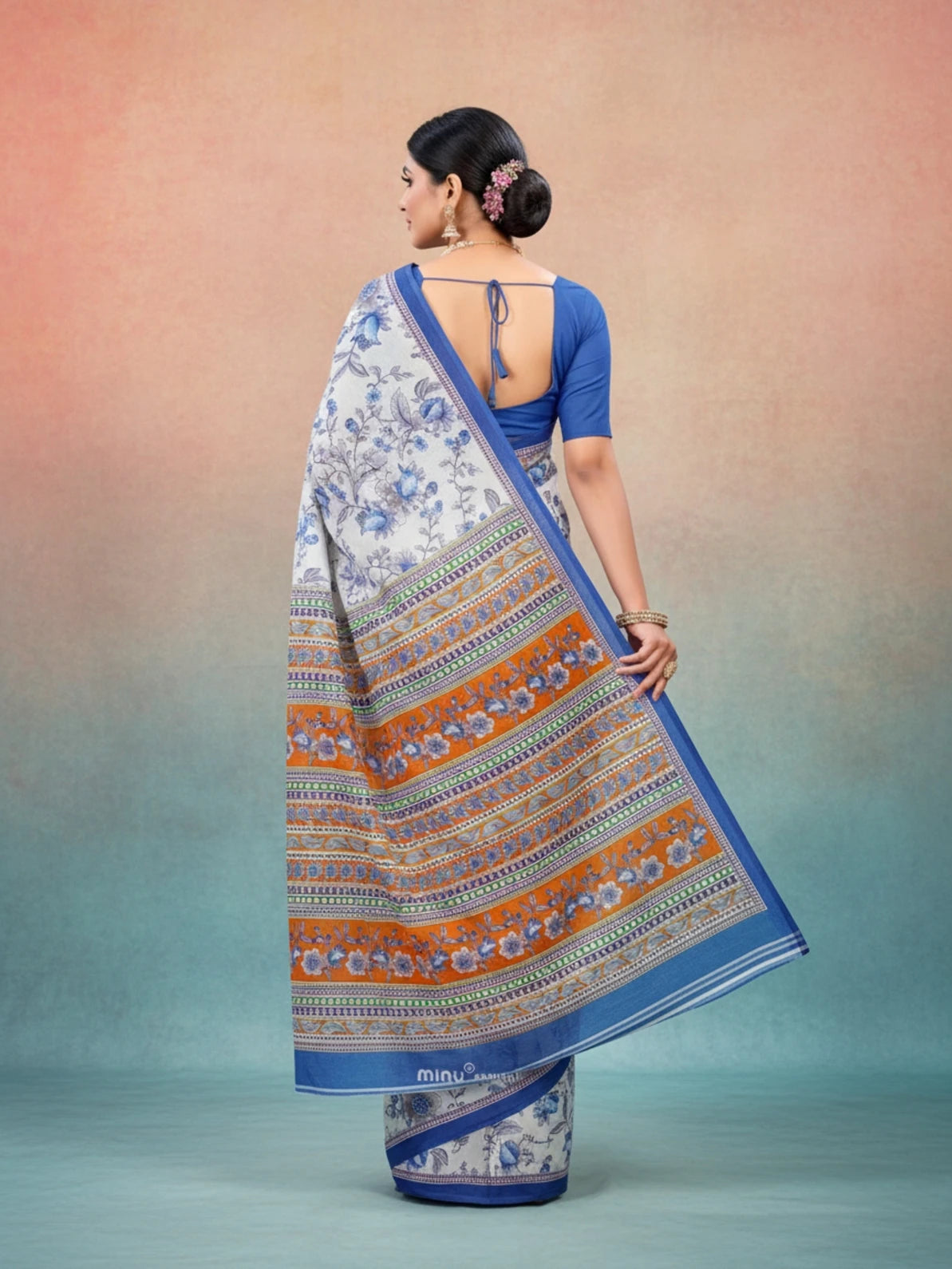 Minu Fashions Cotton Digital Printed Ambersariya