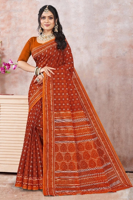MINU | PURE COTTON SAREE MONIKA