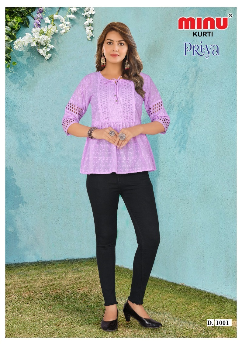 Priya Cotton Short Kurti