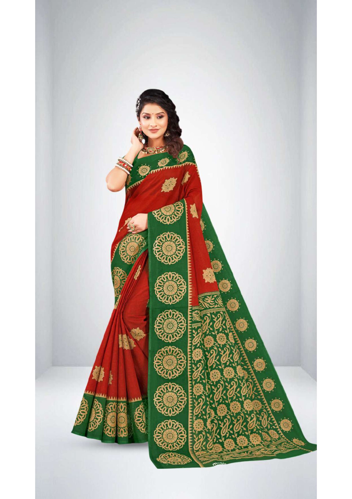 Premium Cotton Saree Kismish Saree Maroon