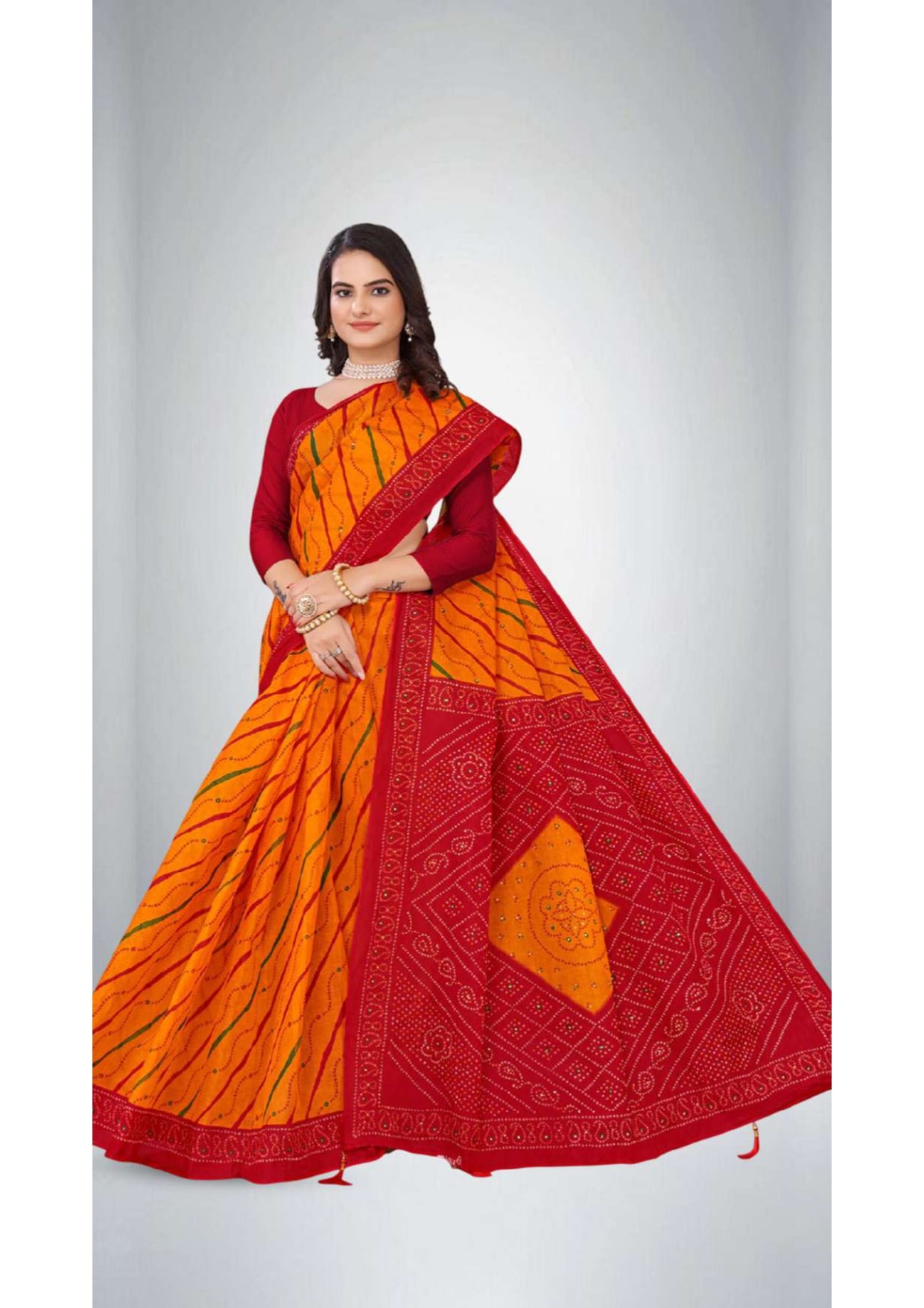 Pure Cotton Embroidery Saree Janak Nandini Saree