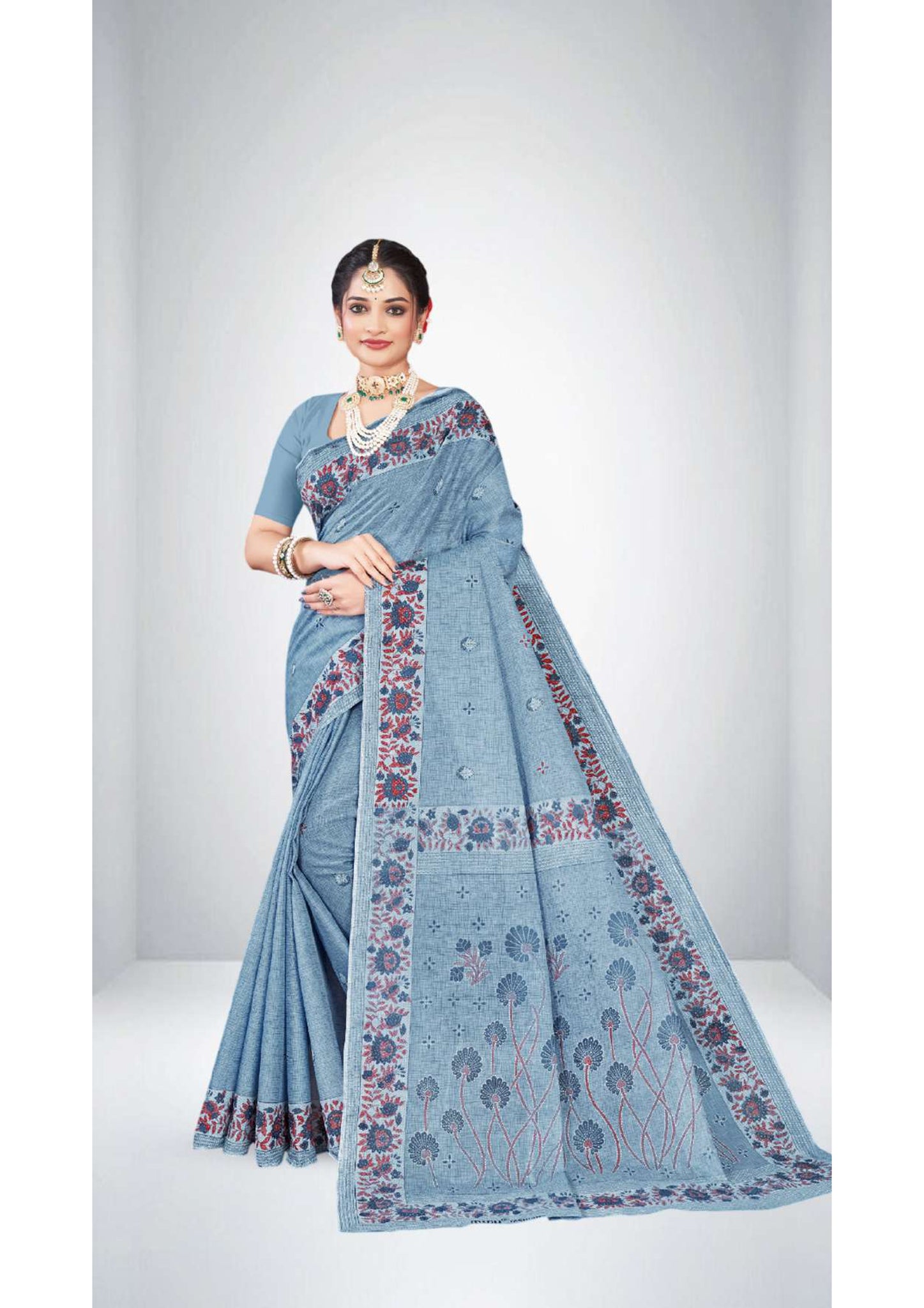 Premium Cotton Rittika Saree