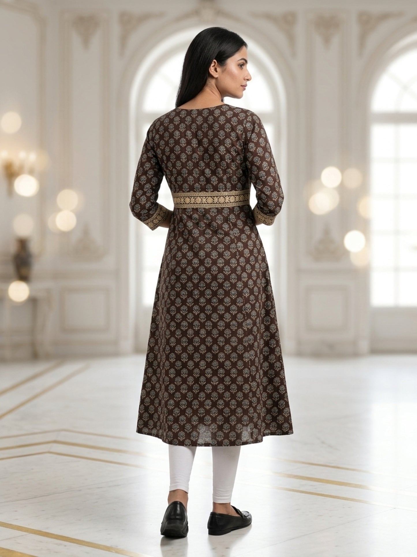 Women Printed Anarkali Kurti