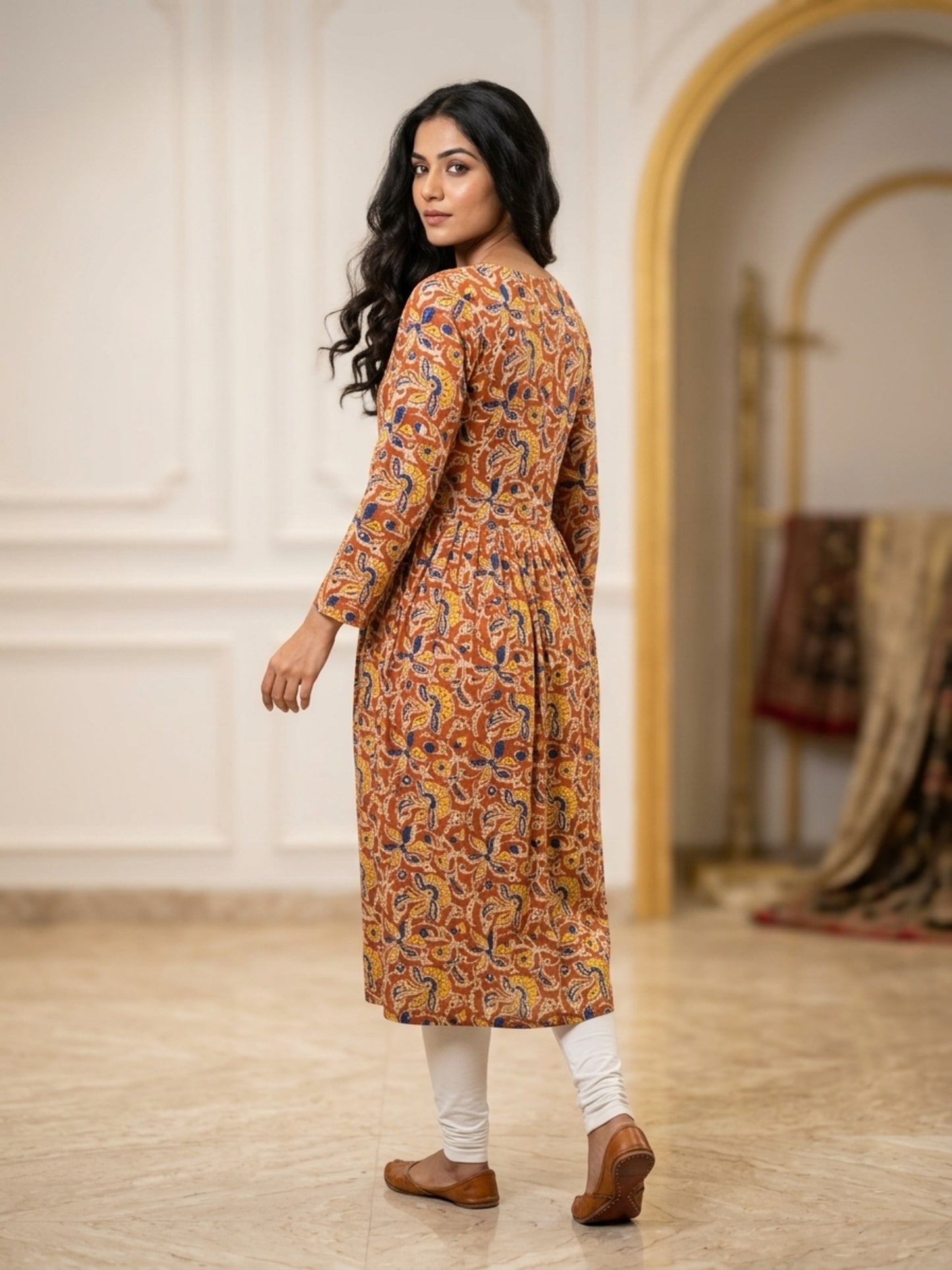 Women Printed Anarkali Kurti
