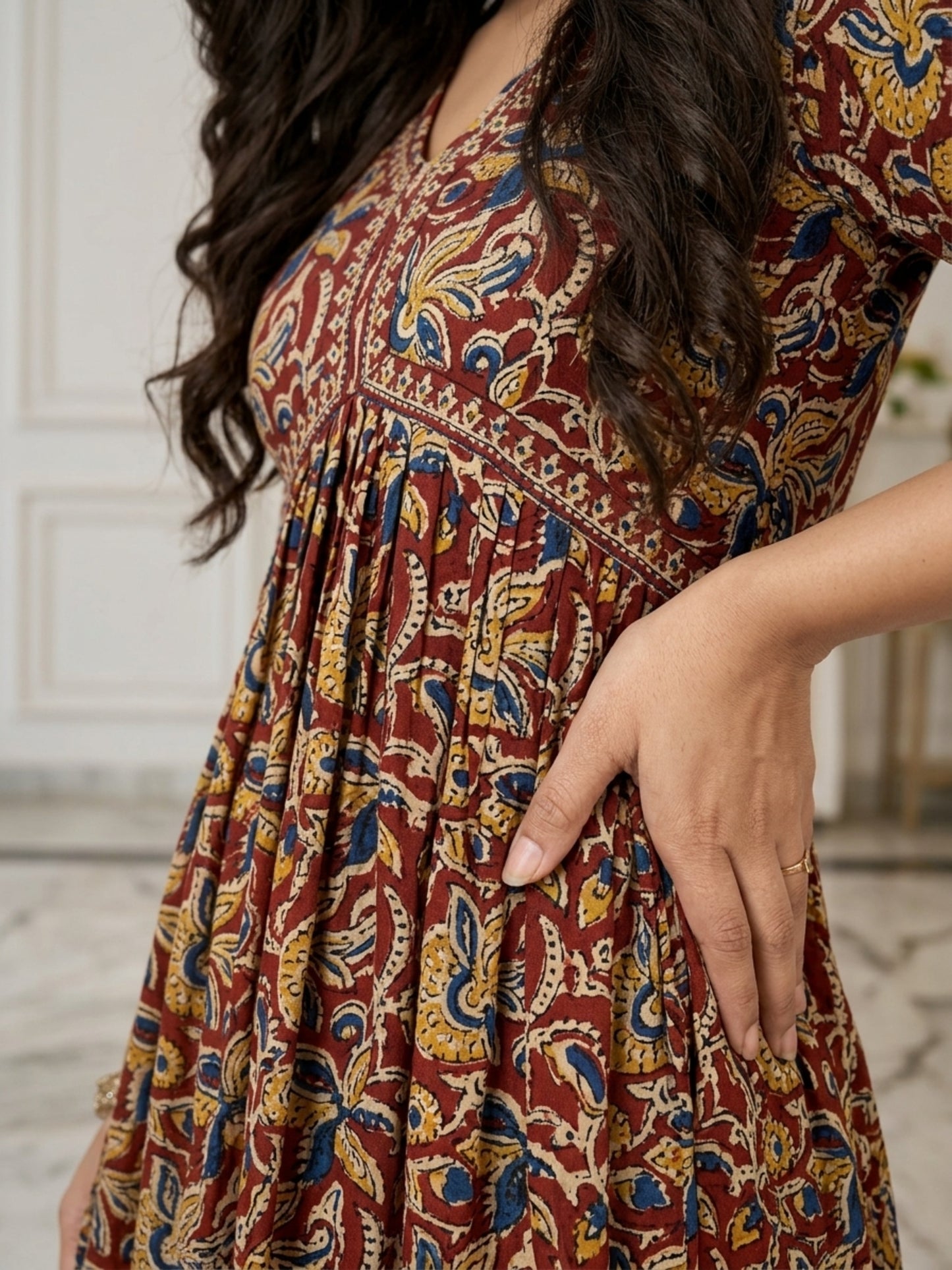 Women Printed Anarkali Kurti