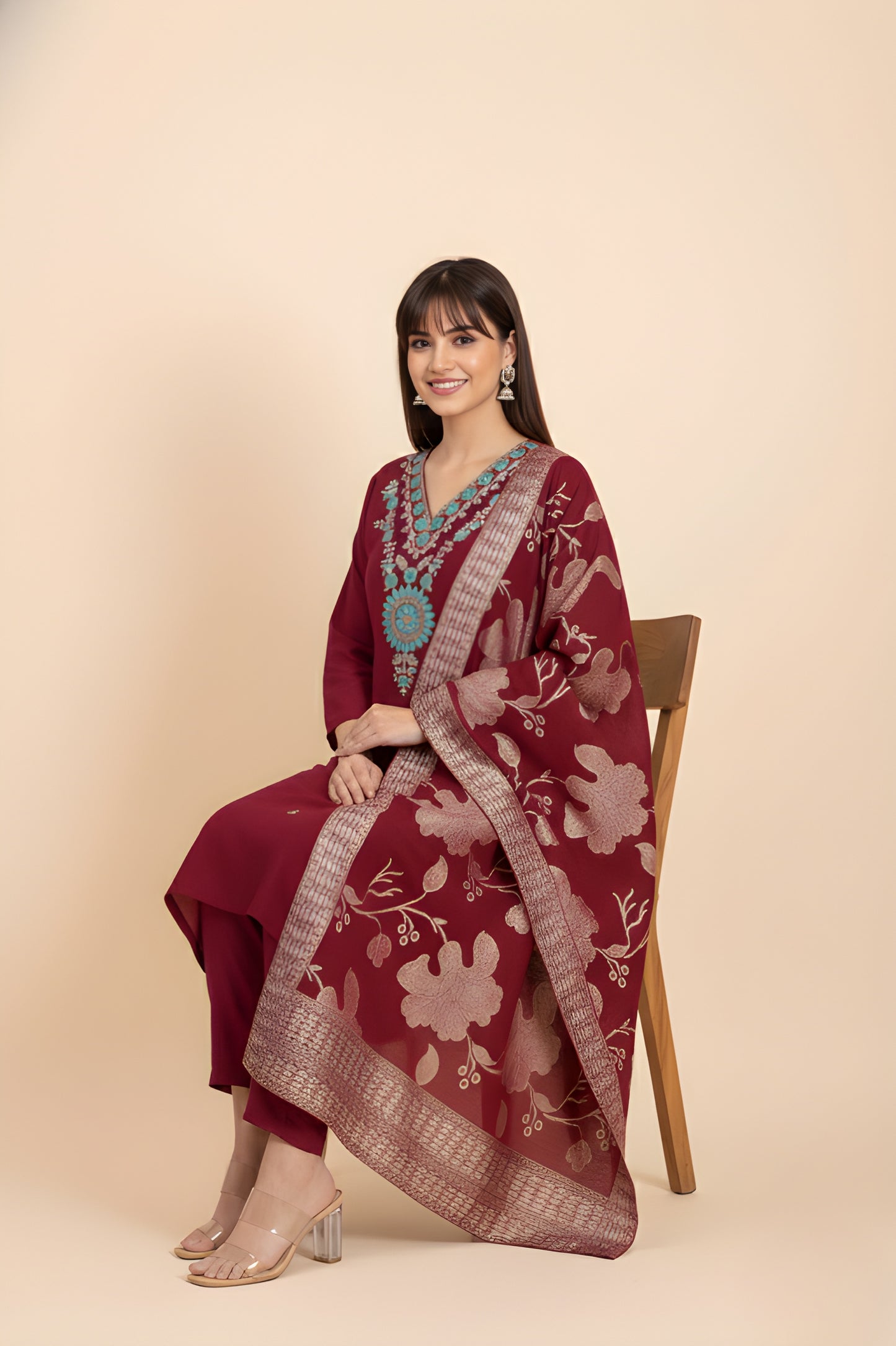 Riyasat 3 Vatican Dyed Stitched Salwar Suit 1001