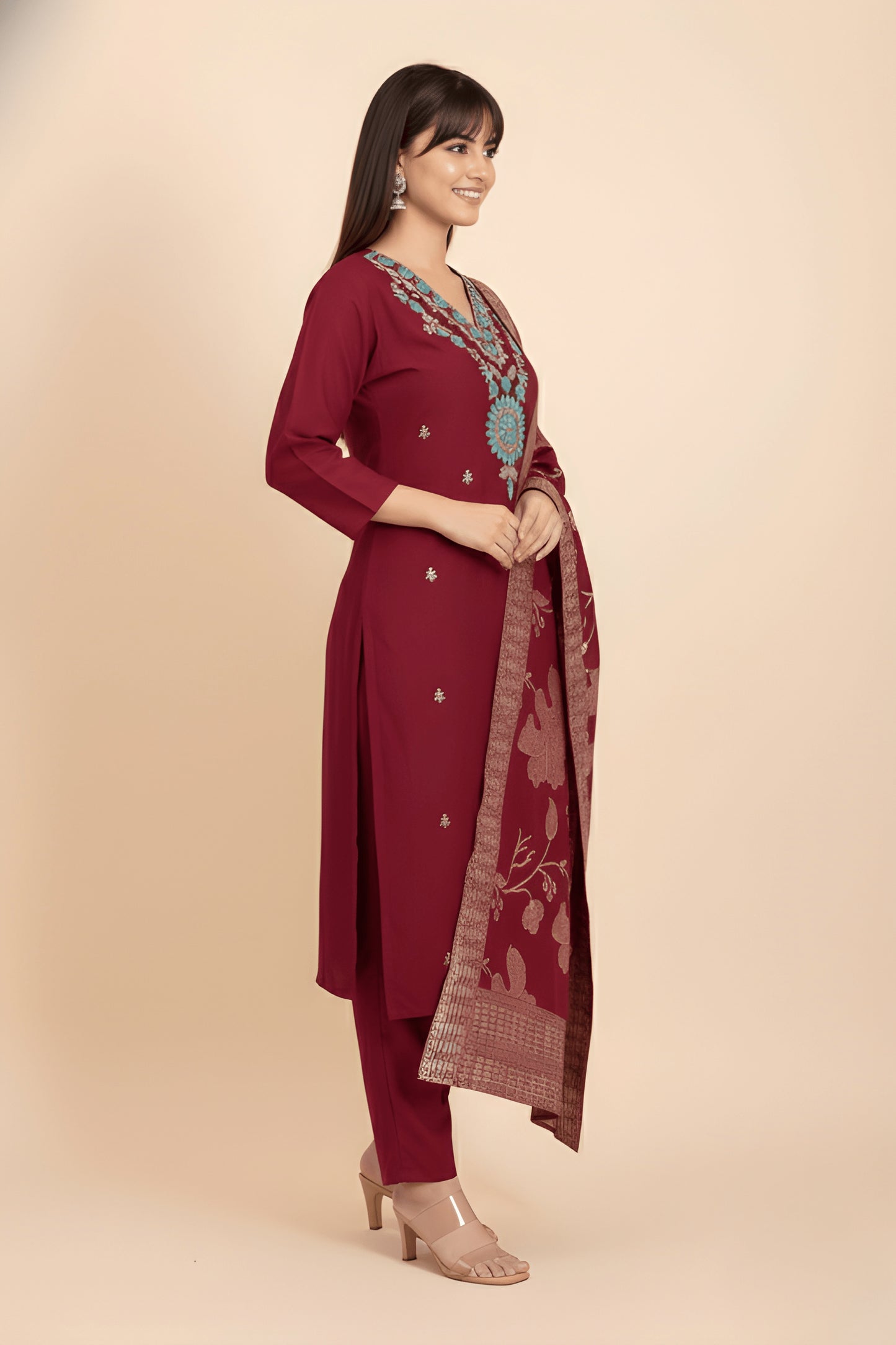 Riyasat 3 Vatican Dyed Stitched Salwar Suit 1001