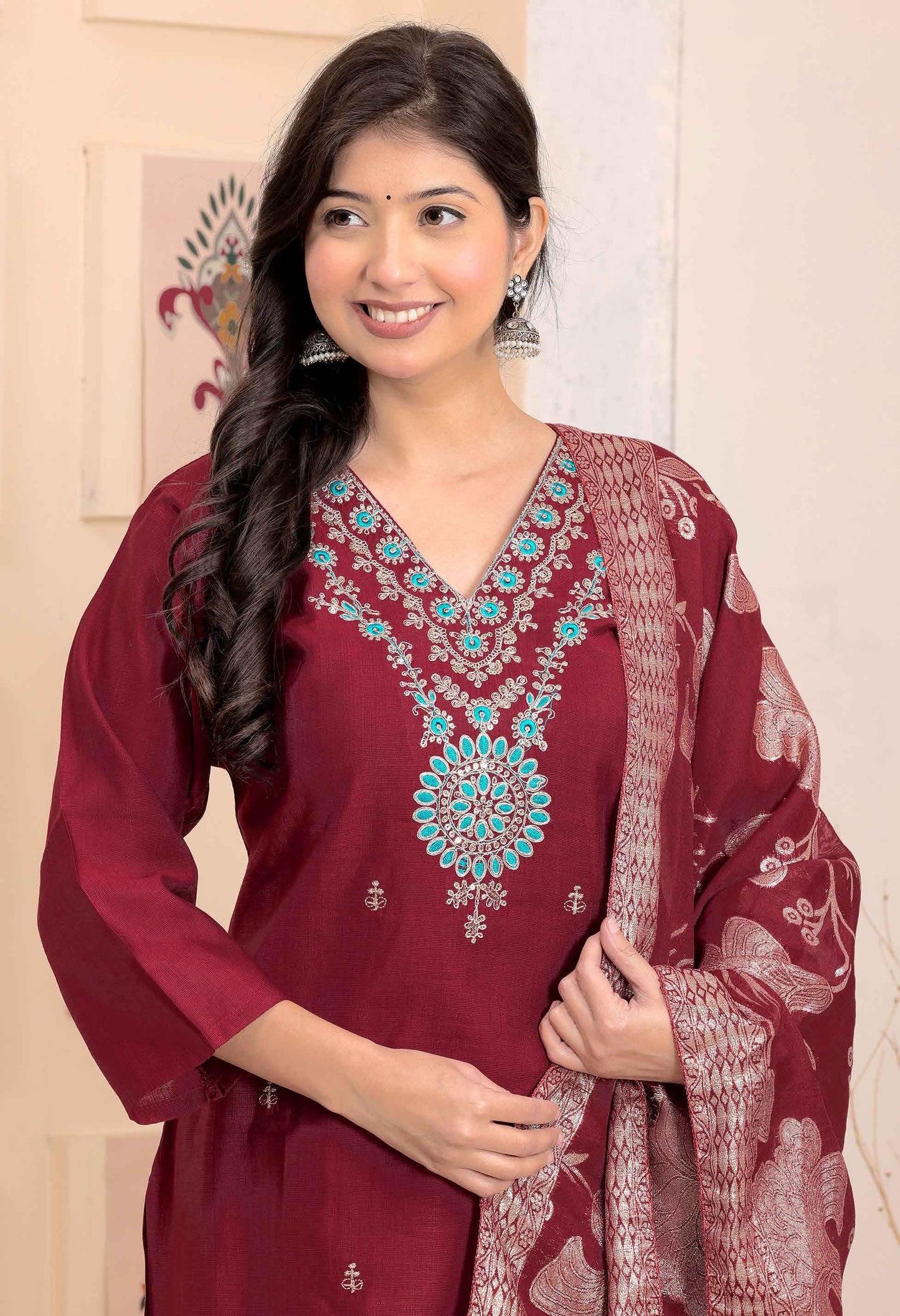 Riyasat 3 Vatican Dyed Stitched Salwar Suit 1001