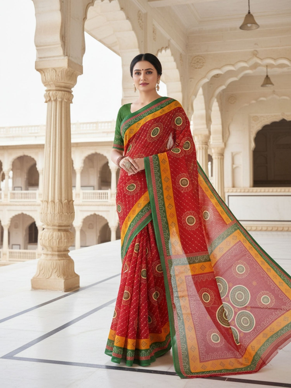 Mandakini Chunari Brown