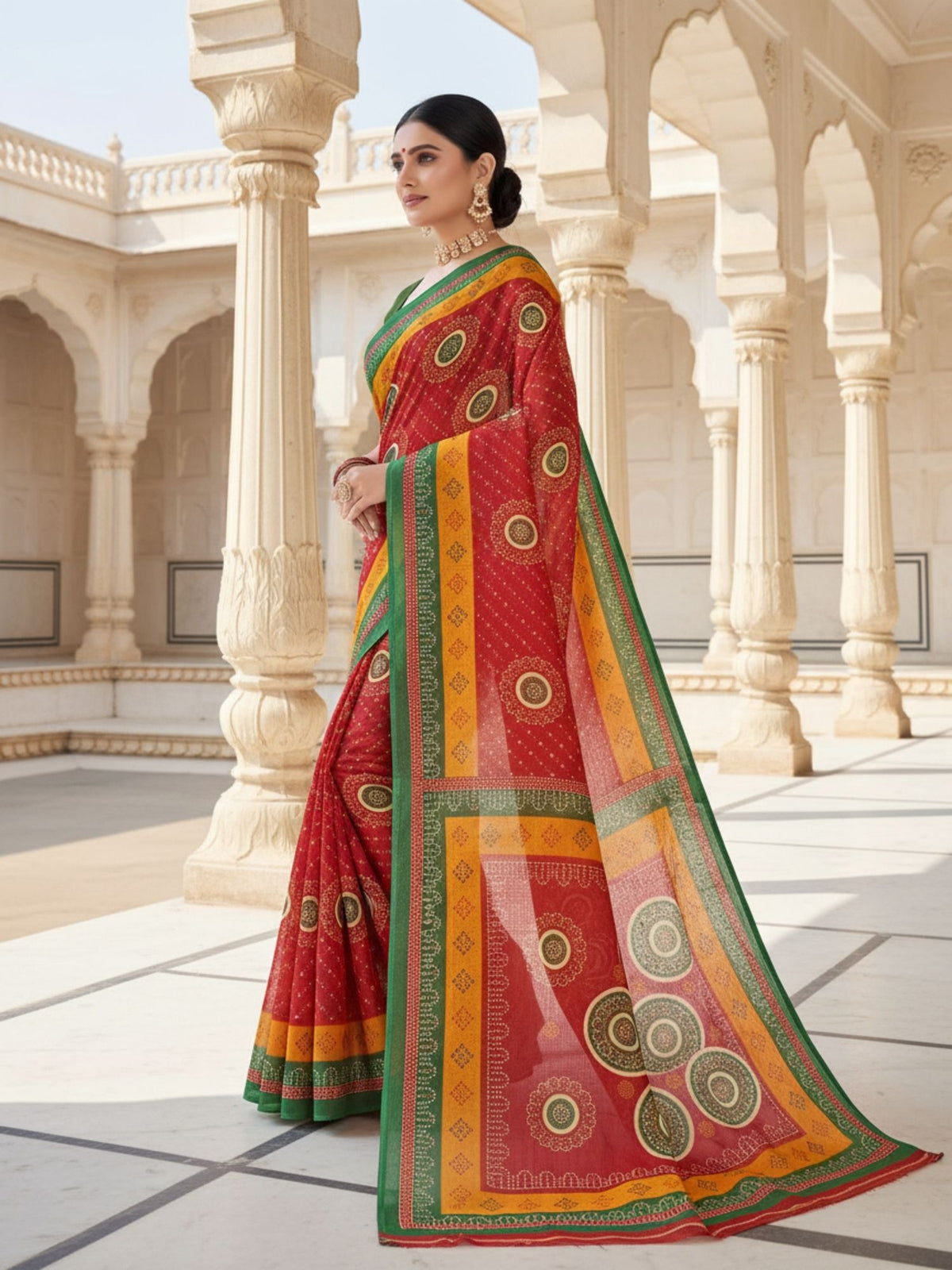 Mandakini Chunari Brown