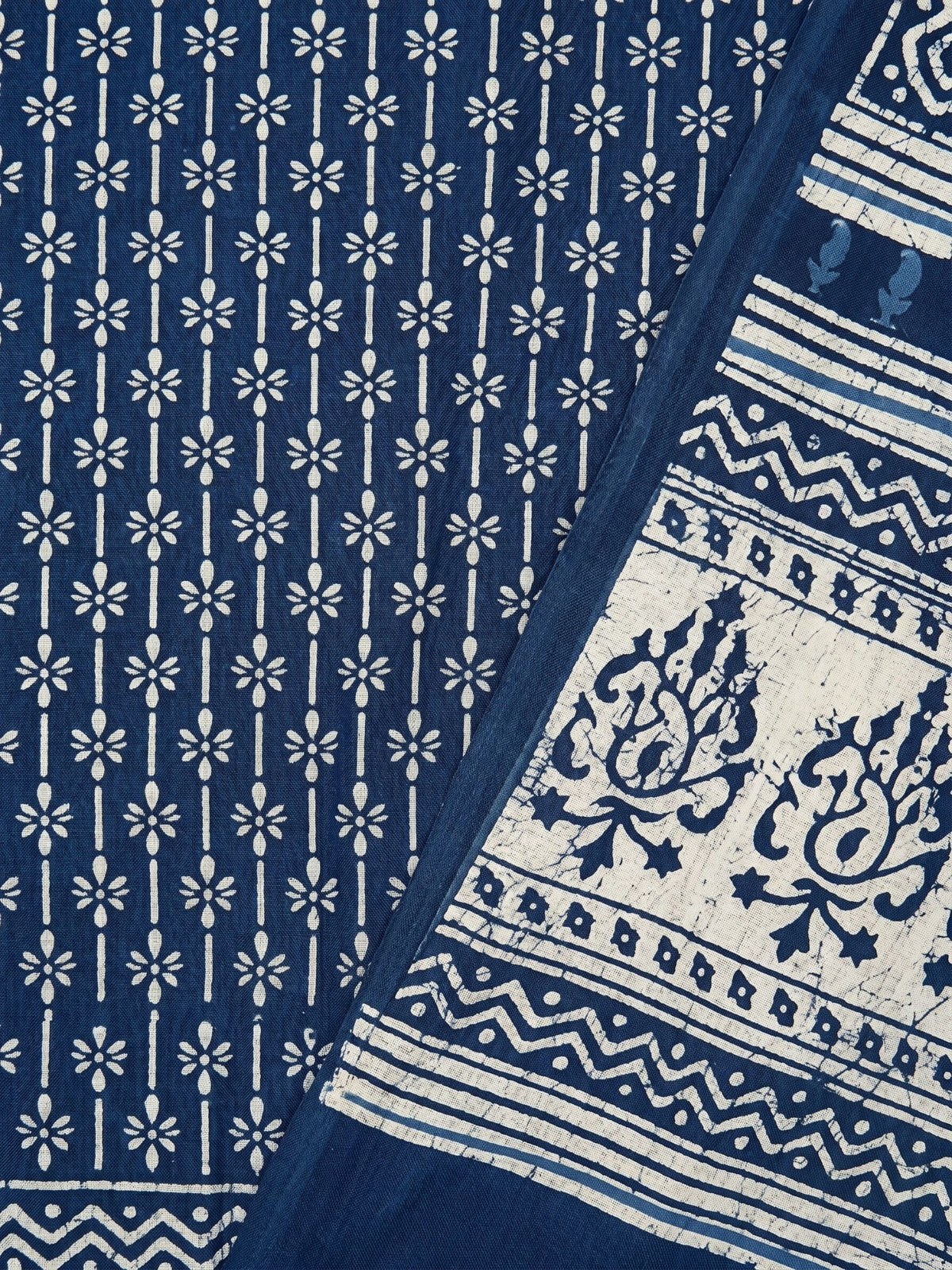 Ishani Border Block Printed Saree