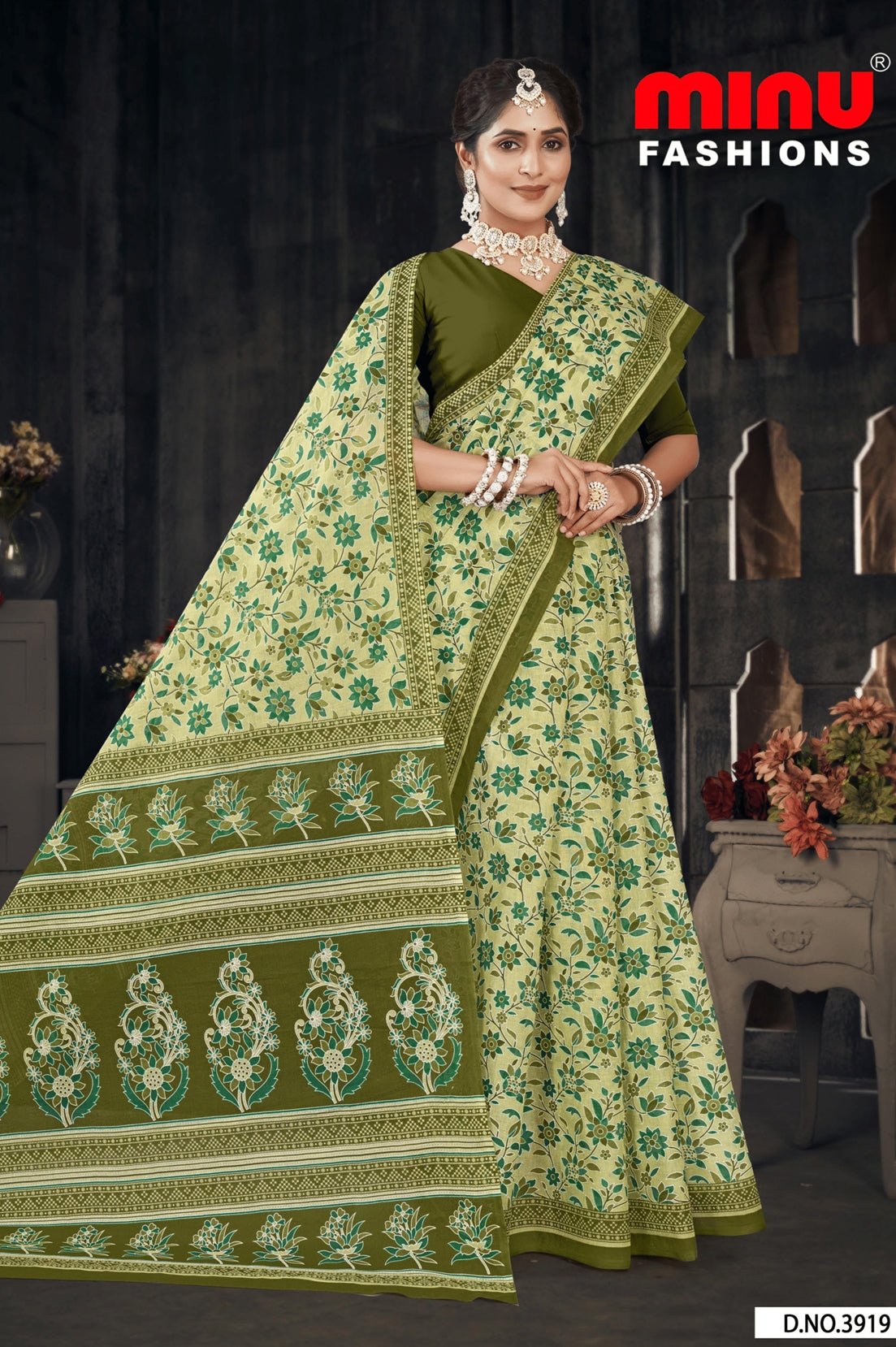 MINU SAREE STAR BEAUTY V-7 39216