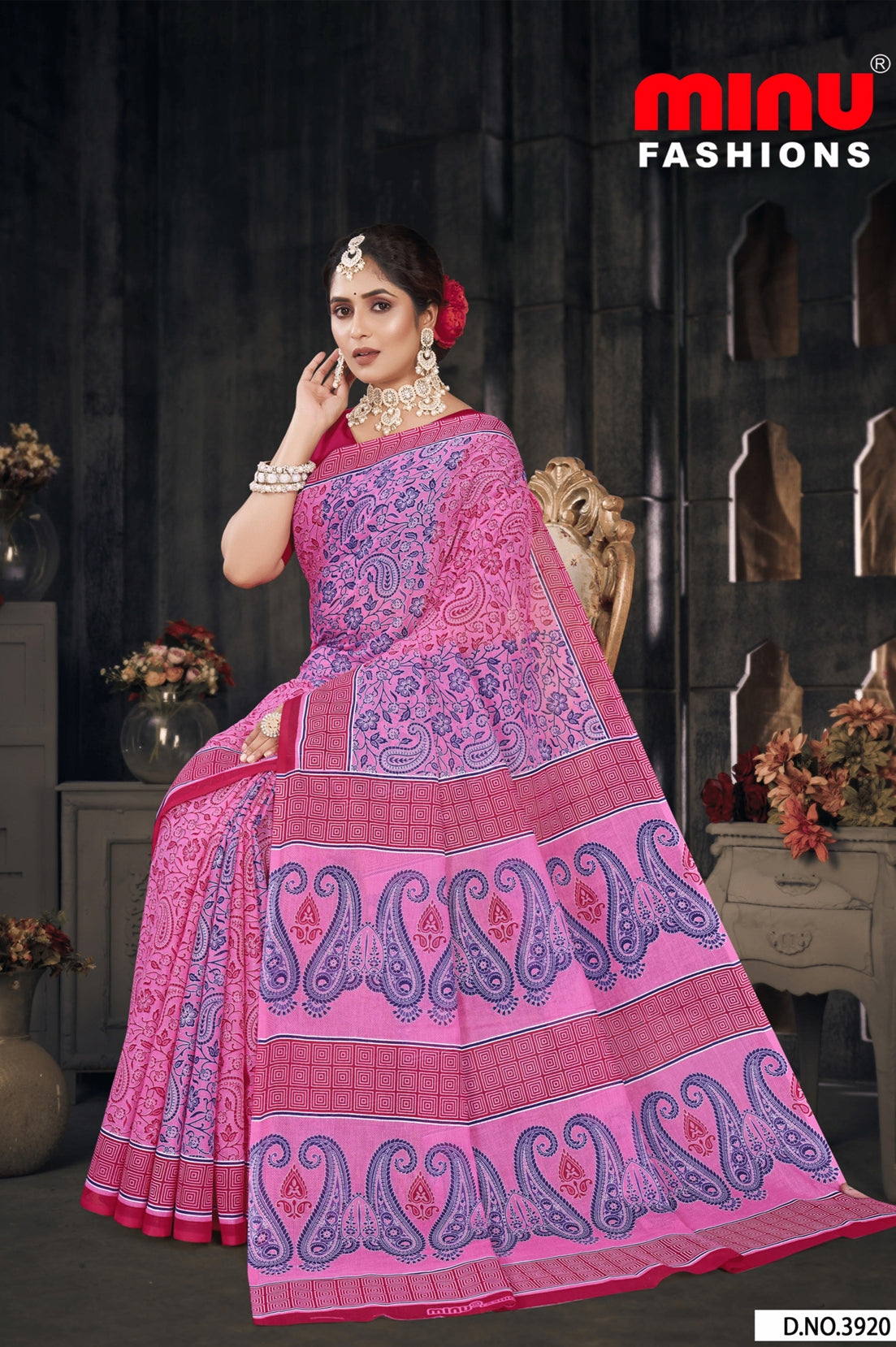 MINU SAREE STAR BEAUTY V-7 39227