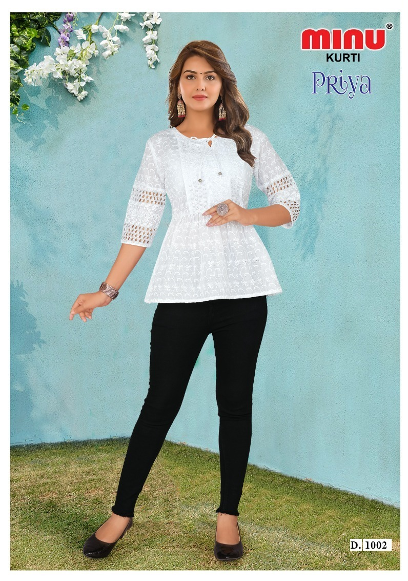 Priya Cotton Short Kurti