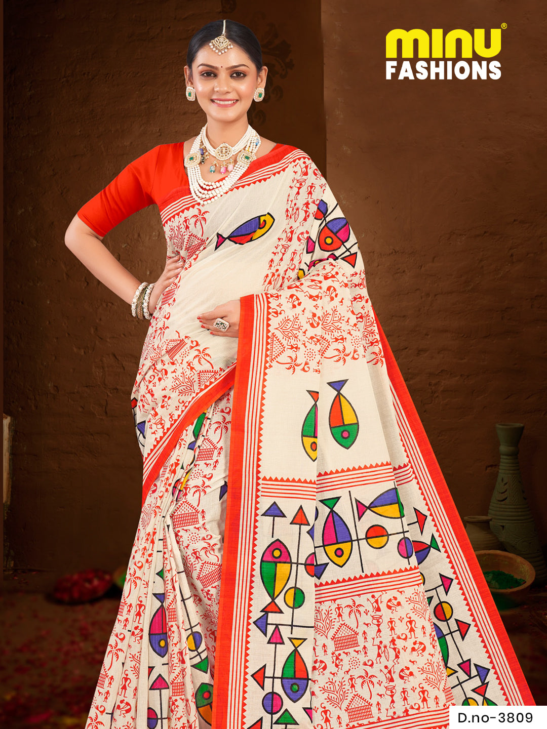 MINU SAREE MALAI BOUTIQUE 38003