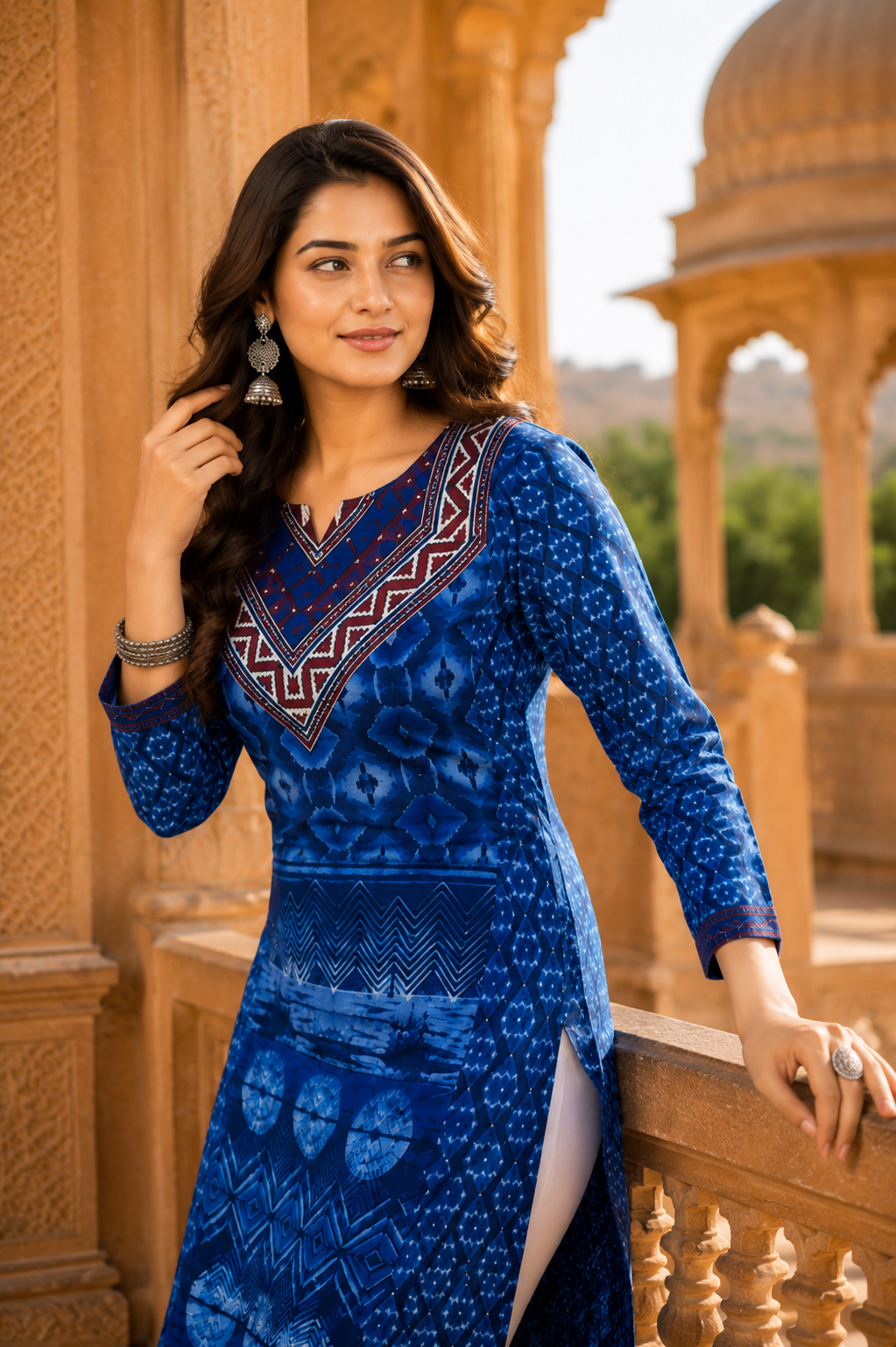 Minu Fashions Women Neeta Deluxe Printed Straight Kurti