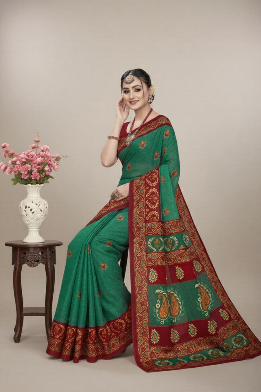 Tandrima Cotton Printed Saree 802
