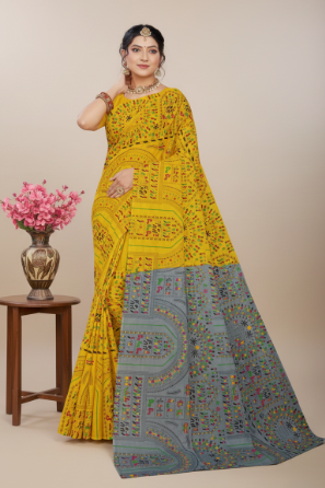 Boutique Special Cotton Printed Saree