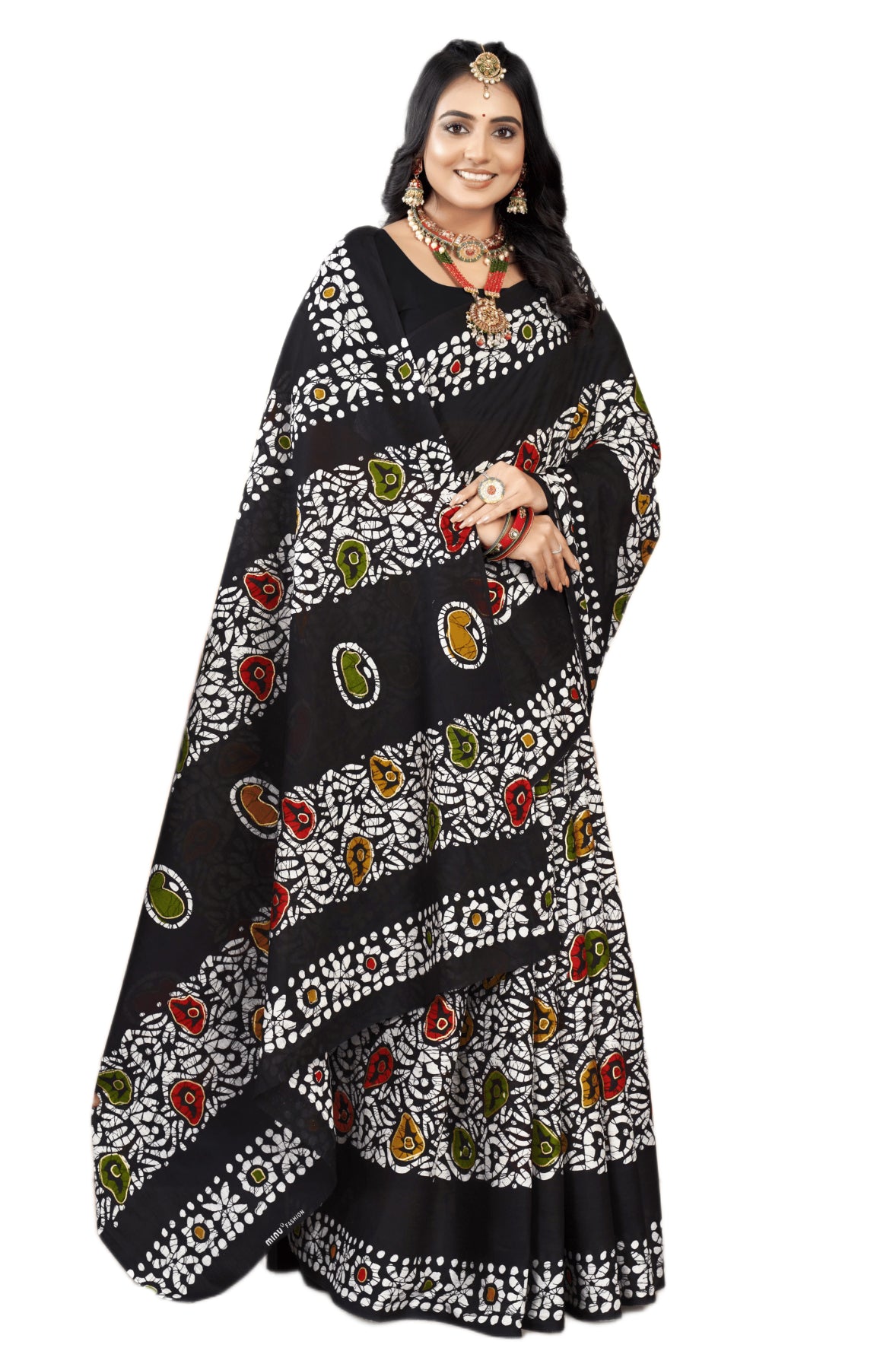 MINU SAREE GOLD BATIK 39798