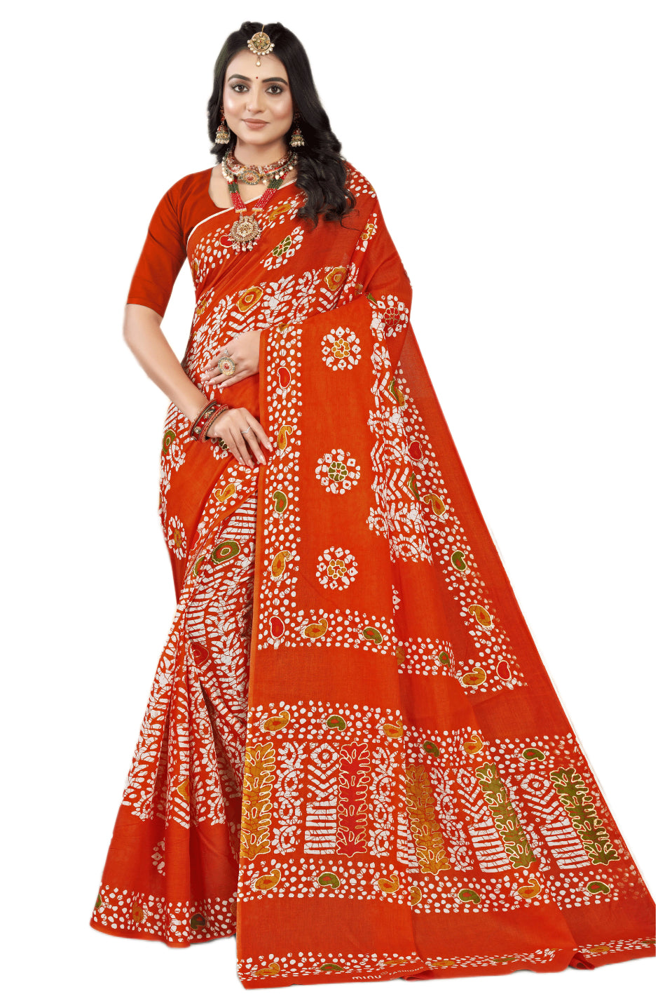 MINU SAREE GOLD BATIK 39754