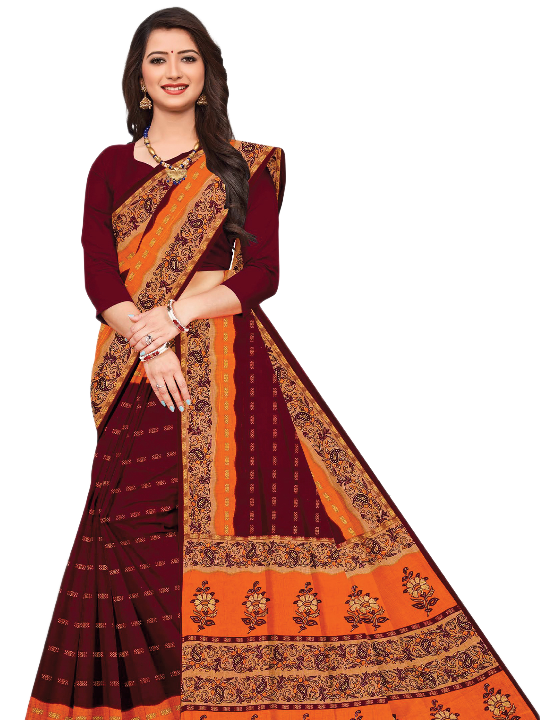 MINU SAREE HEER RED GOLD 3011