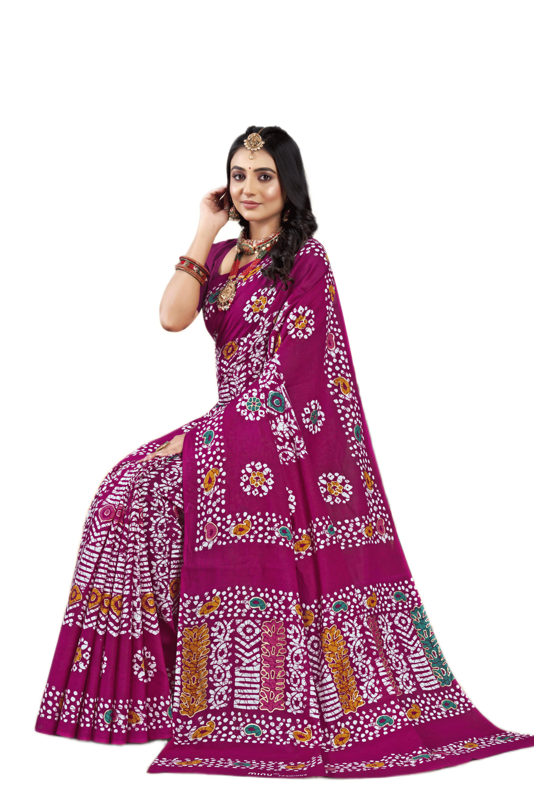 MINU SAREE GOLD BATIK 39743