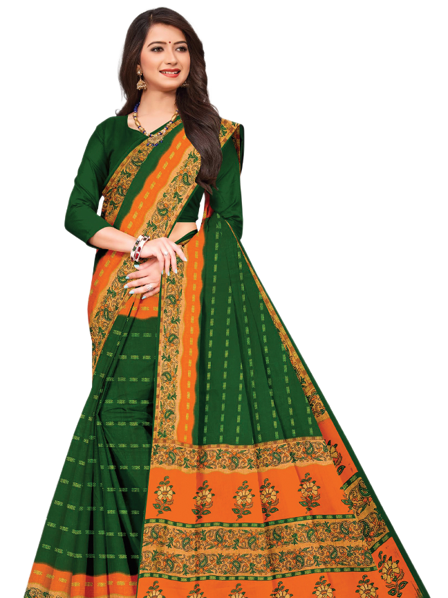 MINU SAREE HEER RED GOLD 3066