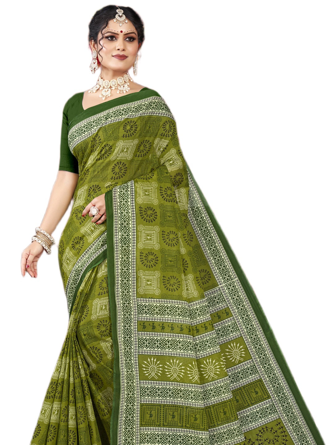 Hi Demand Block Cotton Saree
