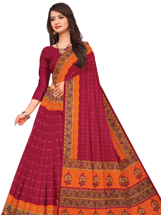 MINU SAREE HEER RED GOLD 3033