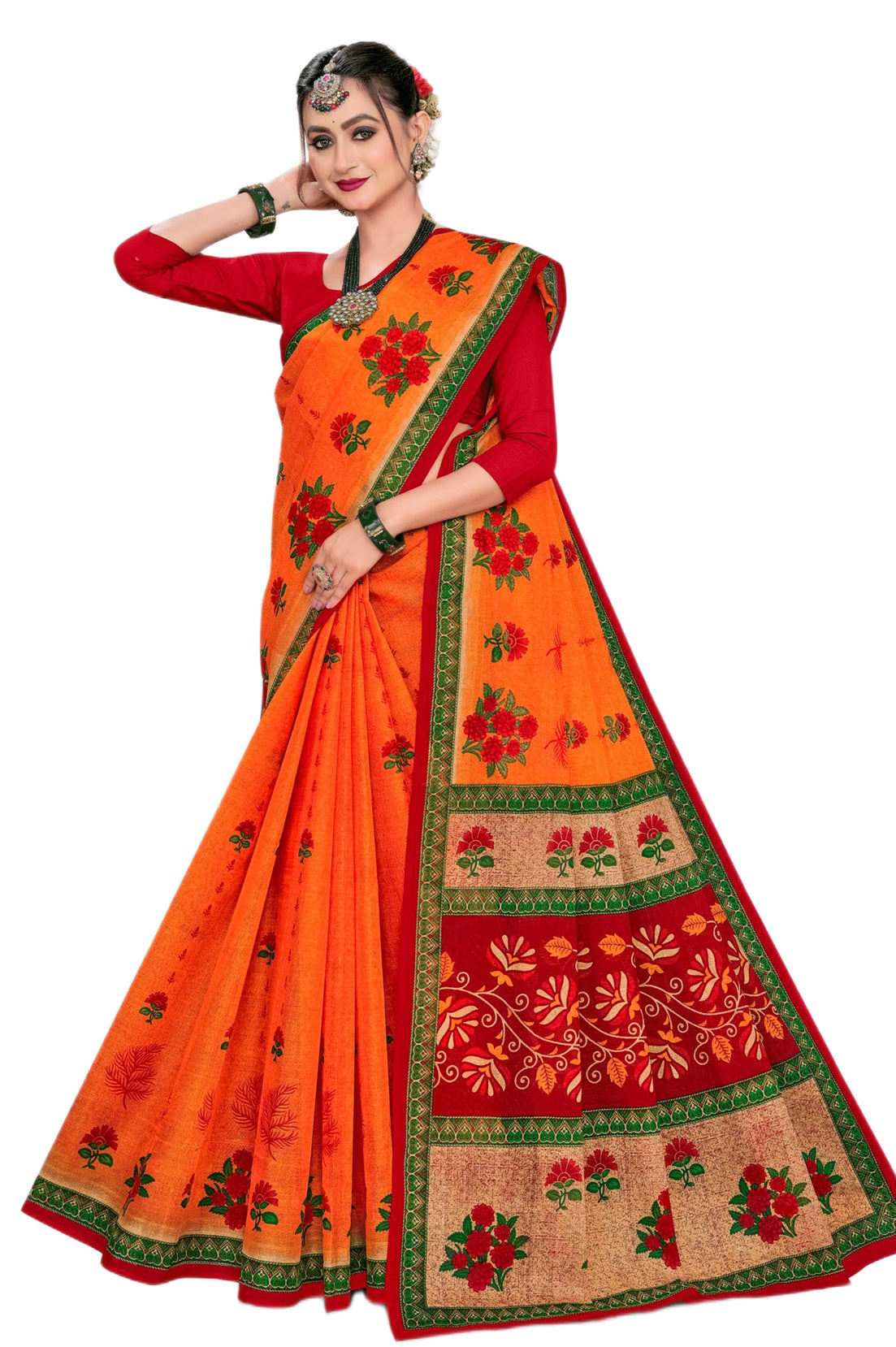 MINU SAREE MALAIKAA V-37 1044