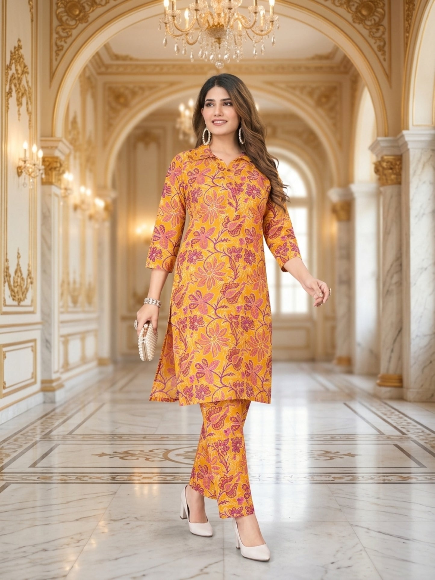 Ananya Women Printed Co-ords Set | Ank
