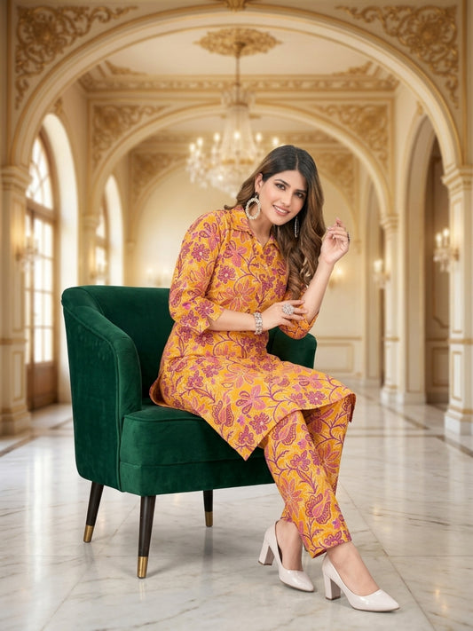 Ananya Women Printed Co-ords Set | Ank