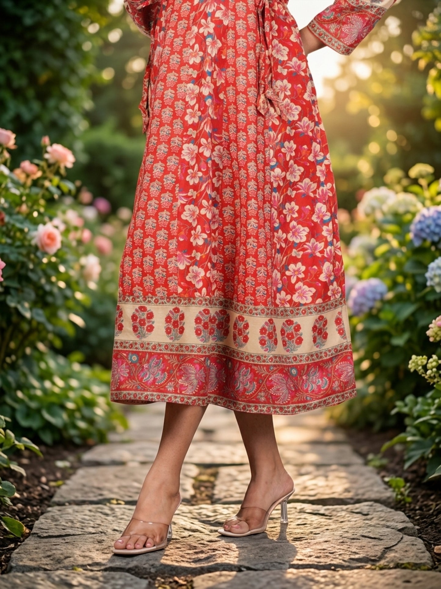 Minu Fashions Anwesha Women Printed Anarkali Kurti ( Ank )
