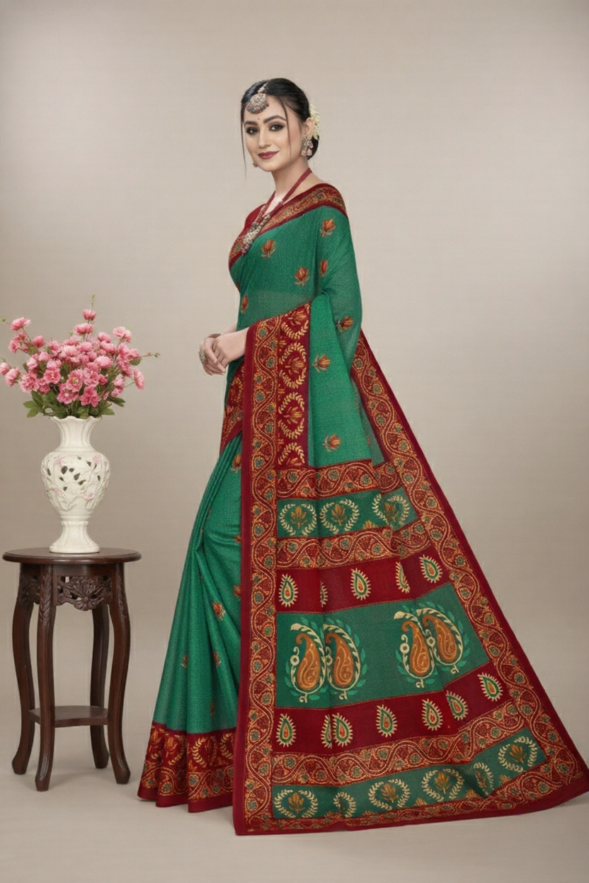 Tandrima Cotton Printed Saree 802