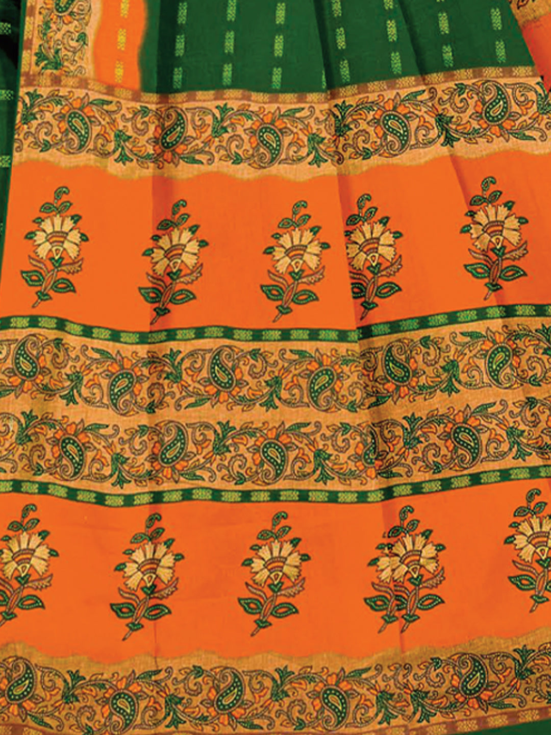 MINU SAREE HEER RED GOLD 3066