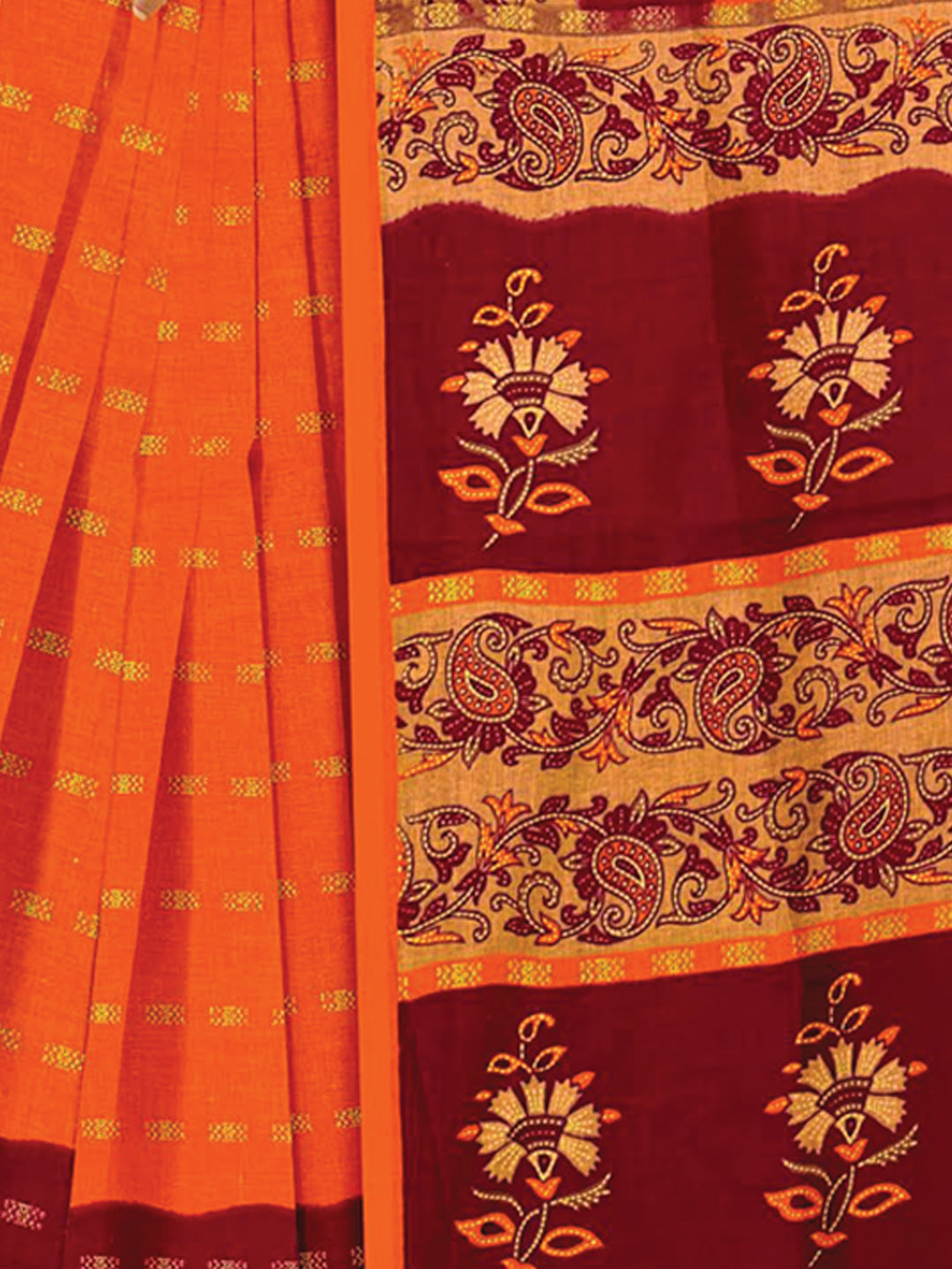 MINU SAREE HEER RED GOLD 3077