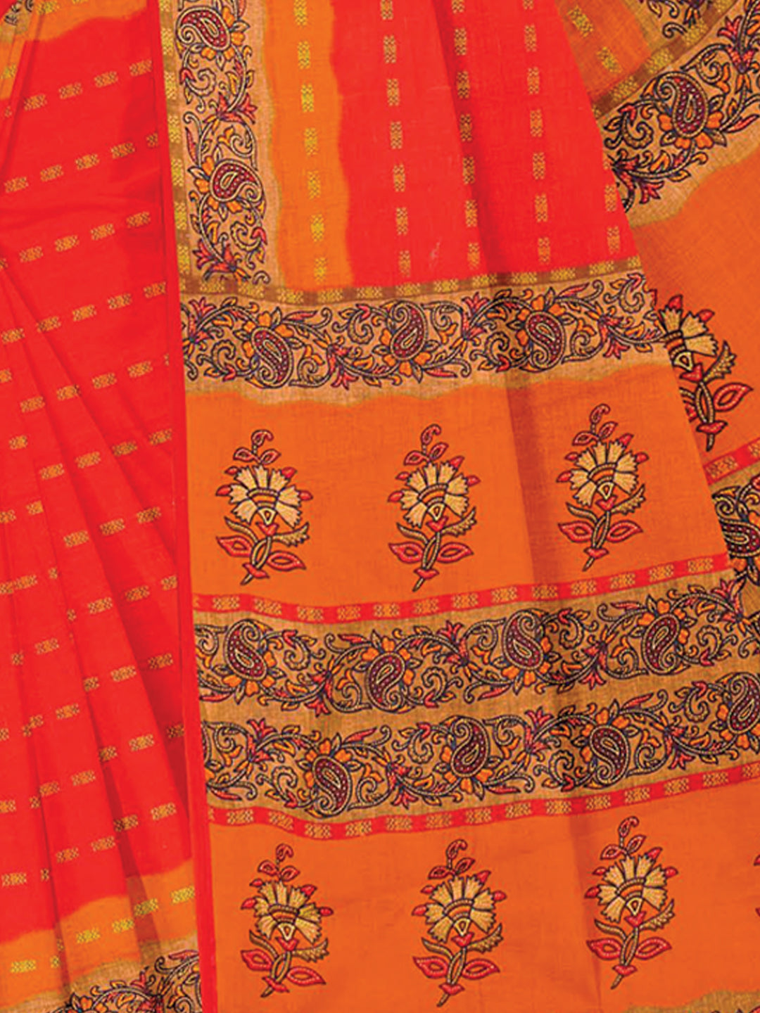 MINU SAREE HEER RED GOLD 3044