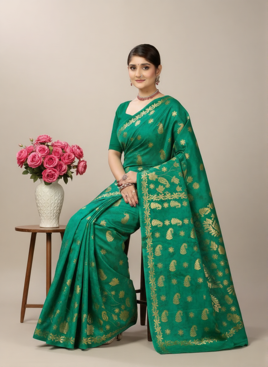 Fashion Kanjivaram Cotton Printed Saree